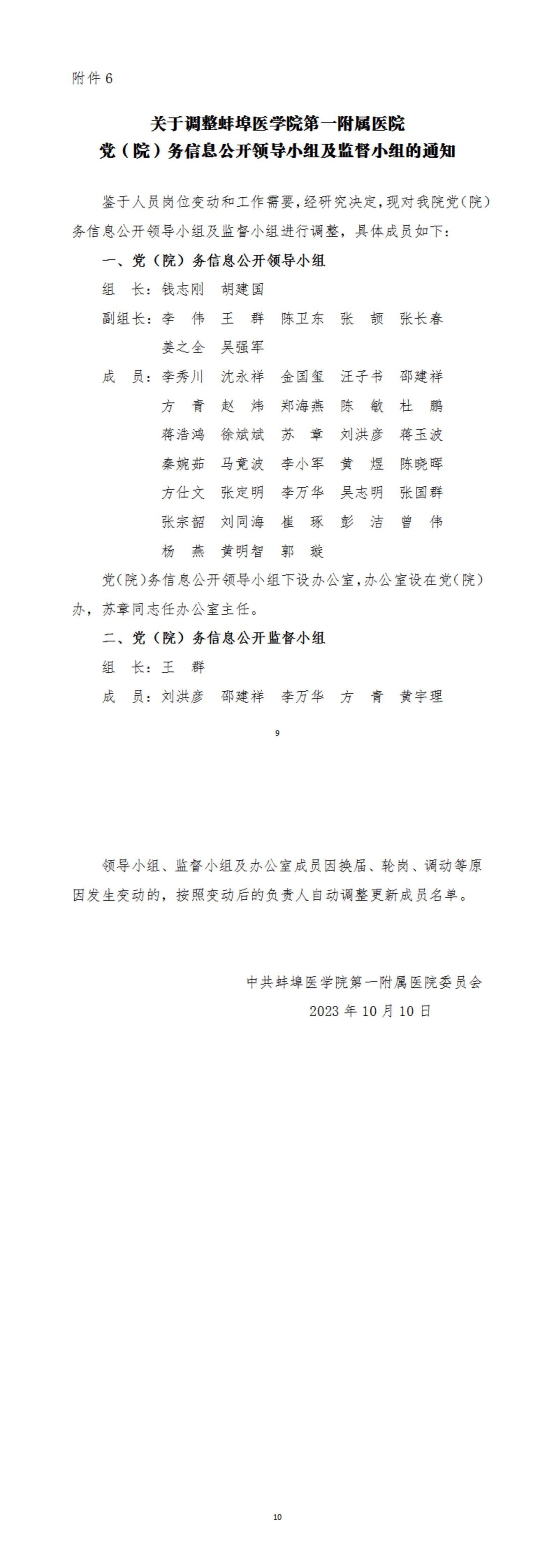 黨2023（56）號(hào)關(guān)于調(diào)整醫(yī)院部分工作領(lǐng)導(dǎo)小組的通知_20240815112031_00